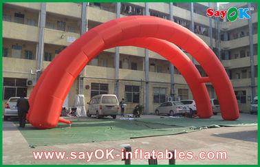 Bogen-Brücken-Entwurf rote 5x3M Inflatable Arch, Oxford-Stoff-aufblasbarer Werbungsbogen