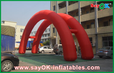 Bogen-Brücken-Entwurf rote 5x3M Inflatable Arch, Oxford-Stoff-aufblasbarer Werbungsbogen