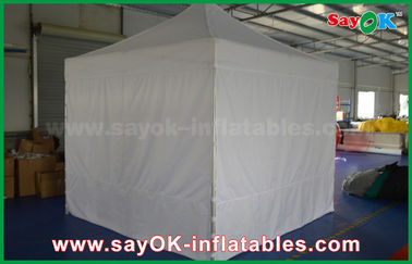 Sofortiges Überdachungs-Zelt-tragbarer kundenspezifischer Siebdruck im Freien, der faltendes Stahlrahmen-Zelt annoncierend druckt