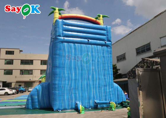 Aufblasbare Schwimmbad-Rutsche Tropische Fiesta Breeze Kommerzielle aufblasbare Wasserrutsche für Kinder Erwachsene
