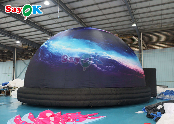 32.8ft Astronautisch aufblasbares Planetarium Projektionszelt Kuppel schwarzes Projektionszelt für die Schule