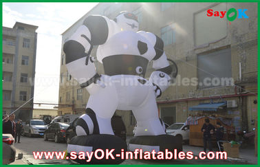 Werbung von aufblasbaren Zeichentrickfilm-Figuren, aufblasbares Roboter-Kostüm