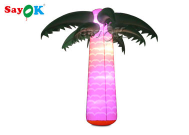 Wasserdichtes aufblasbares Beleuchtungs-Dekorations-Weihnachtskokosnuss-Palme-Licht