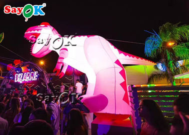 Custom 4m LED Aufblasbare Dinosaurier Aufblasbare Tiere für Veranstaltungsdekoration